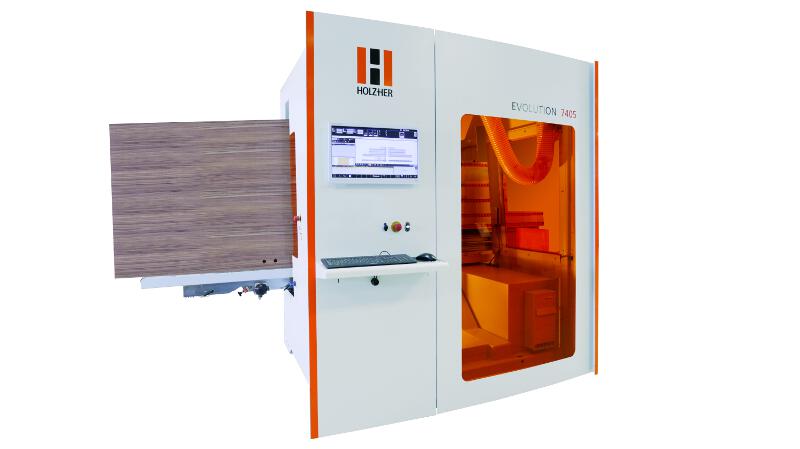 Die vertikalen CNC-Maschinen der Serie bieten vielfältige Lösungen zur Komplettbearbeitung von Werkstücken auf engstem Raum. Bild: Holz-Her