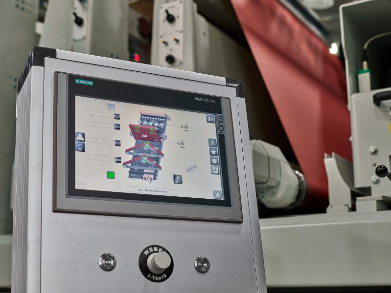 chleifautomaten von Weber sind mit »Simatic Comfort Panels« ausgerüstet. Der »i-Touch« ermöglicht den Direktzugriff auf wichtige Funktionen. Bild: Siemens