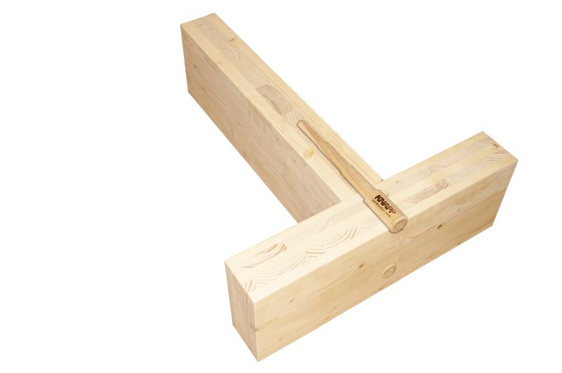 Der Holzbaunagel von Knapp ermöglicht ökologische und langlebige Holz-Holz-Verbindungen. Bild: Knapp