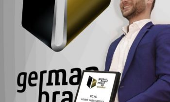 Christian Straub (Head of Sales) erhält für die App den »German Brand Award« (Bild: Kesseböhmer).