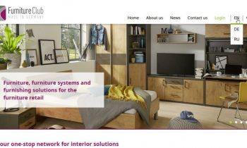 Die neue Website (Screenshot: furnitureclub.de).
