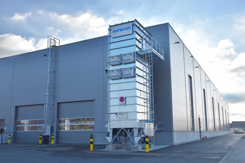 Die neue Absauganlage bei der Leidorf GmbH hat eine Leistung von 40.000 m³/h (Bild: Scheuch Ligno).