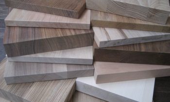Massivholzplatten aus 12 Holzarten in je vier Stärken sind ständig am Lager verfügbar. (Bild: Moser Massivholzplatten).