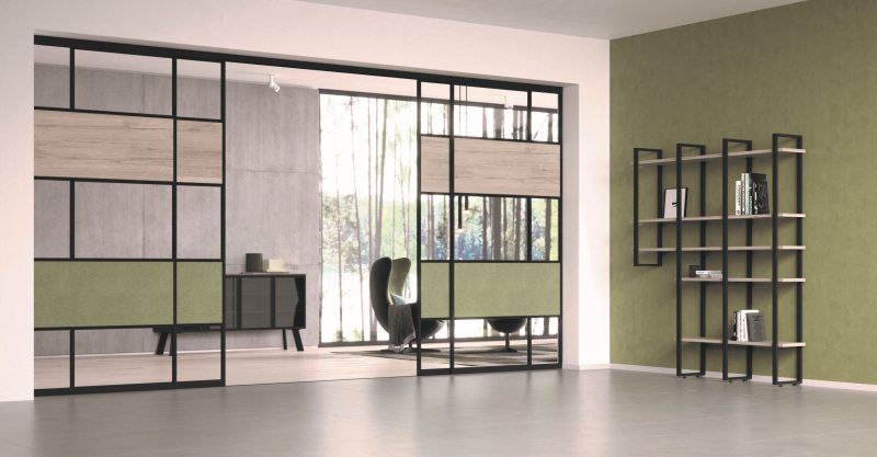 Die Raumgestaltungssysteme sind die Basis für eine kreative und individuelle Wohngestaltung (Bild: Schüco Interior Systems).