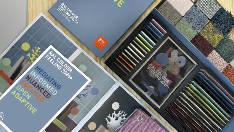 Die Trendfarben sind beliebig kombinierbar und eignen sich für vielfältige Anwendungen (Bild: RAL Farben).