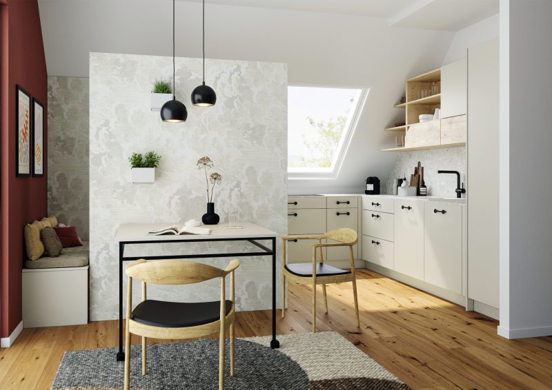 Schöne Griffe unterstreichen das Möbeldesign und setzen Akzente (Bild: Hettich).