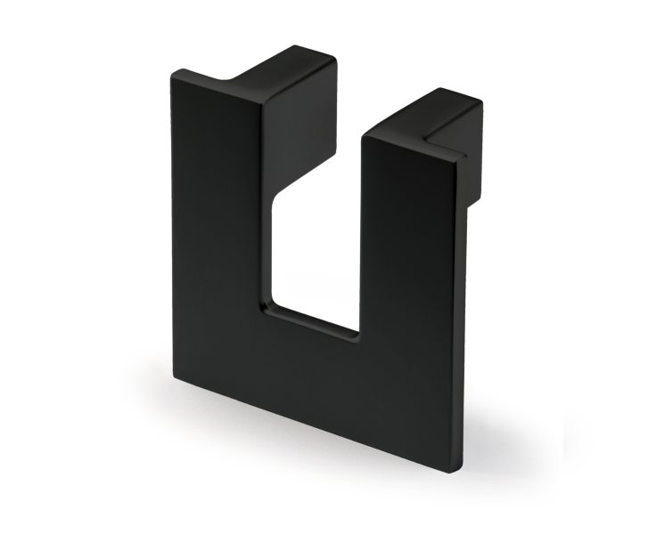 Der Griff »Vigilia« in der neuen Ausführung Schwarz matt aus der Stilwelt »New Modern« (Bild: Hettich).