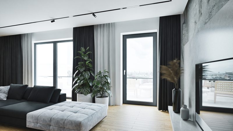 Die Neuheit ist als klassisches Fenster sowie als Balkon- oder Terrassentür erhältlich (Bild: Drutex).