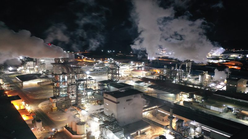 Die OSB-Anlage entsteht am Trupan-Standort von Araucos in Cholguán, Bío-Bío, Chile (Bild: Dieffenbacher).
