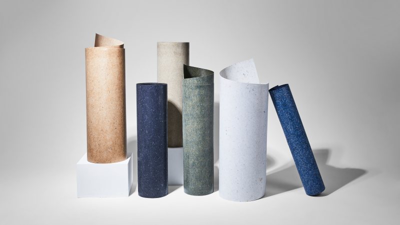 Das Recycling-Textillaminat ist neu im Sortiment von Becher (Bild: Rezign).