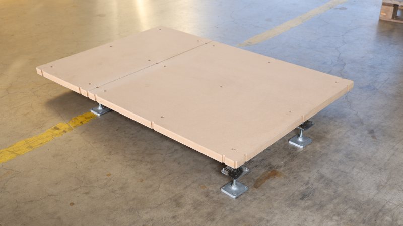 Das Messebodensystem ist einfach zu montieren (Bild: Pyrus Panels).