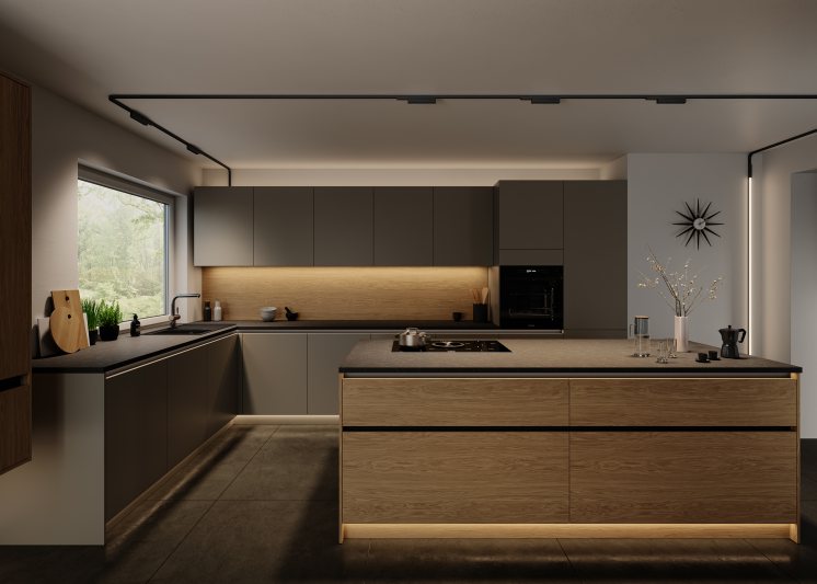 Von der Möbel- bis zur Raumbeleuchtung – Handwerksbetriebe können mit Häfele Lighting vielfältige Lichtkonzepte realisieren, und das ganz ohne Elektrofachkraft (Bild: Häfele).