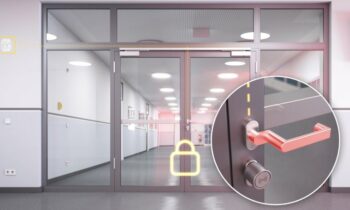 Die Sicherheitsschaltung für Amok-Situationen ist eine Kombination aus Fluchtwegfunktionalität und Abschottung eines Sicherheitsbereichs (Bild: ECO Schulte).