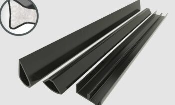 Die Isolierprofile aus geschäumtem Polyamid sind 30 % leichter und bieten aufgrund eines niedrigeren Lambda-Werts eine verbesserte Wärmedämmung (Bilder: Promix).