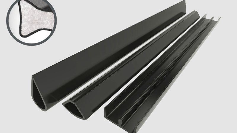 Die Isolierprofile aus geschäumtem Polyamid sind 30 % leichter und bieten aufgrund eines niedrigeren Lambda-Werts eine verbesserte Wärmedämmung (Bilder: Promix).