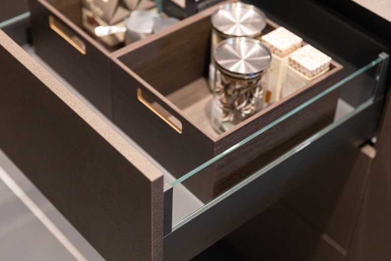 Das Design steht im Vordergrund des neuen Schubkastensystems (Bild: Hettich).