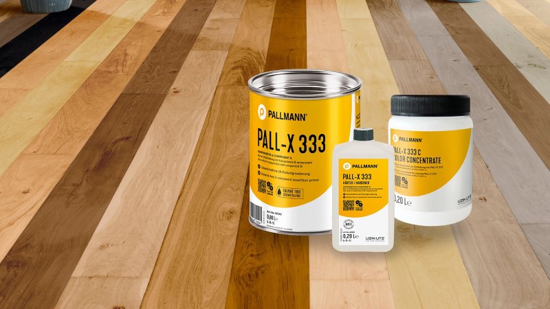 Die Kollektion mit Trendfarben für Parkettböden trägt zu einem individuellen Wohngefühl bei (Bild: Pallmann).