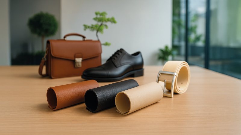 Die drei TPU-Masterbatches sorgen für duftendes Kunstleder und tragen auch dem Trendthema Veganismus Rechnung (Bild: Rowa).