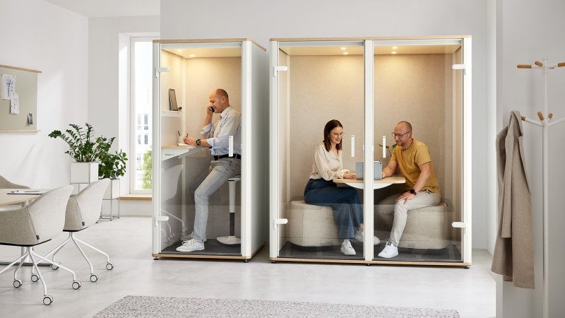 Die Raum-in-Raum-Lösungen werden auch im Leasing angeboten (Bild: Bosse Design).