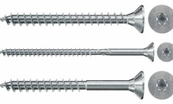 Die Universal-Spanplattenschrauben versprechen eine hohe Wirtschaftlichkeit (Bild: fischer).