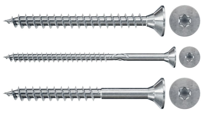 Die Universal-Spanplattenschrauben versprechen eine hohe Wirtschaftlichkeit (Bild: fischer).