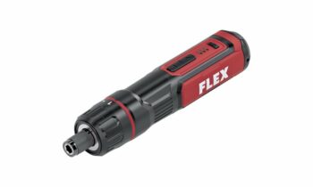 Kompakt und kraftvoll: Der Akku-Schraubendreher liefert 5 Nm bei bis zu 320 U/min (Bild: Flex).
