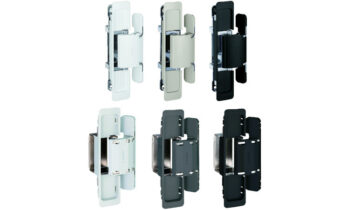 Das Programm der Scharniere für die Oberflächenmontage wurde erweitert (Bild: Sugatsune).