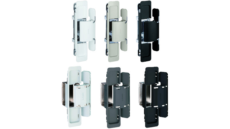 Das Programm der Scharniere für die Oberflächenmontage wurde erweitert (Bild: Sugatsune).