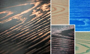 Die neuen Wischbeizen zur Porenbetonung sind dank Wasserbasis umweltfreundlich (Bild: Hesse).