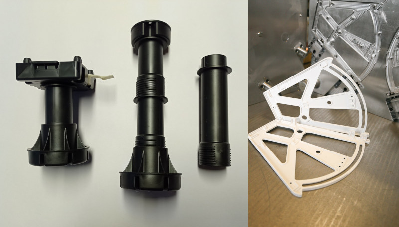 Das umfangreiche Programm an Design- und Funktionsteilen umfasst mittlerweile auch Lösungen für Küchenmöbel (Bild: Böhl).