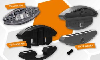 Die Steckverbinder verbinden unsichtbar, zerlegbar und selbstspannend (Bild: Knapp).