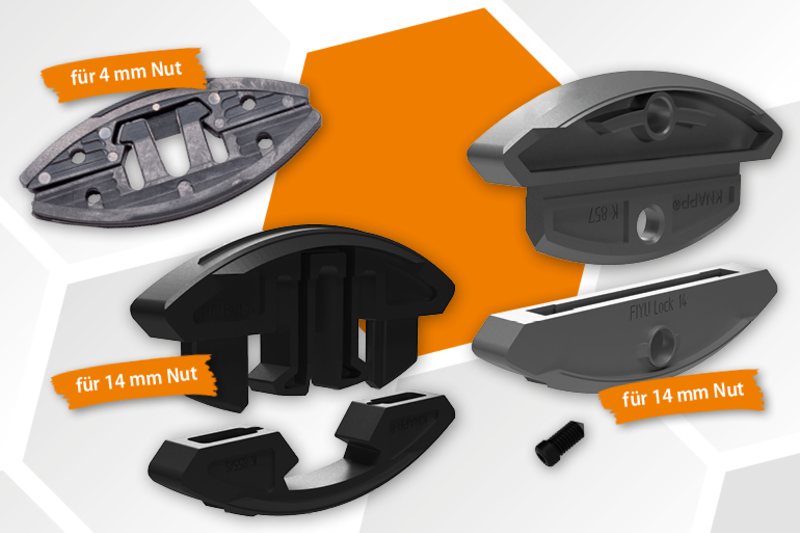 Die Steckverbinder verbinden unsichtbar, zerlegbar und selbstspannend (Bild: Knapp).