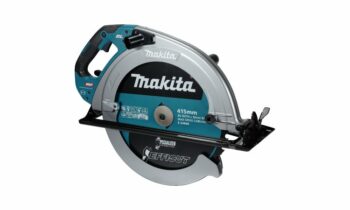 Die neue Akku-Handkreissäge bietet einen Sägeblattdurchmesser von 415 mm (Bild: Makita).