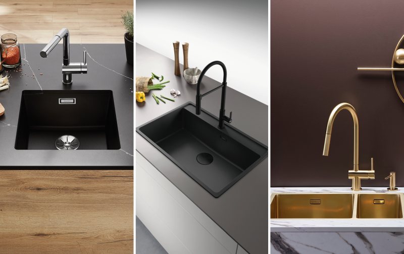 Der Großhändler hat immer eine große Auswahl an Spülen und Armaturen von Blanco, Franke und Reginox auf Lager (Bild: Ostermann).