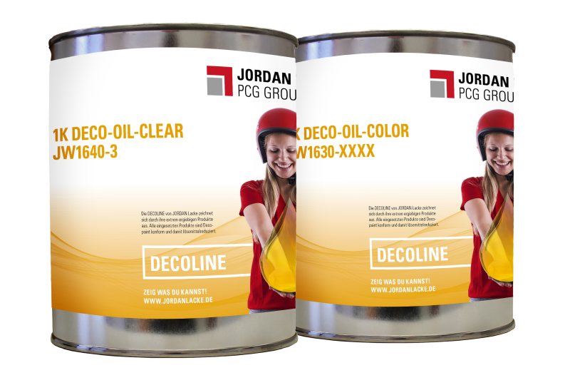 Die decopaintkonformen Öle sind als transparentes Öl oder in elf Farben erhältlich (Bild: Jordan Lacke/Plantag).