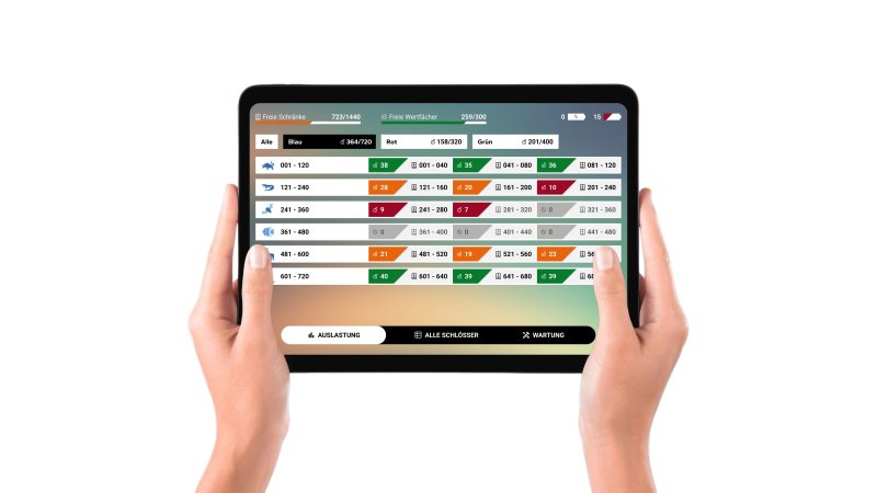 Die Softwarelösung erleichtert die Verwaltung und Wartung großer Schrankanlagen dank mehr Transparenz auf einen Blick (Bild: Schulte-Schlagbaum).