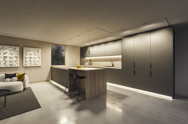 Küchengestaltung und -ausführung gehören zu den zentralen Themen am Messestand (Bild: Häfele).