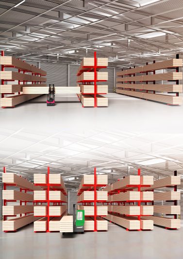 »Improving, not moving« lautet das Motto, wenn die vorhandene Lagerfläche besser ausgenutzt werden soll (Bild: Combilift).