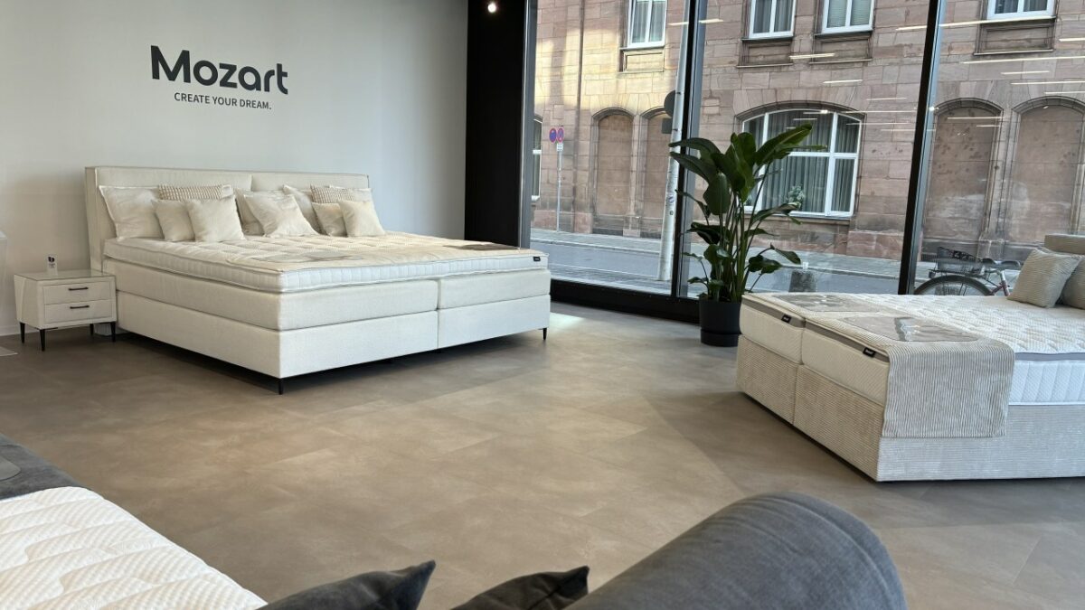 Showroom in Berlin (Bild: Mozart Bett).