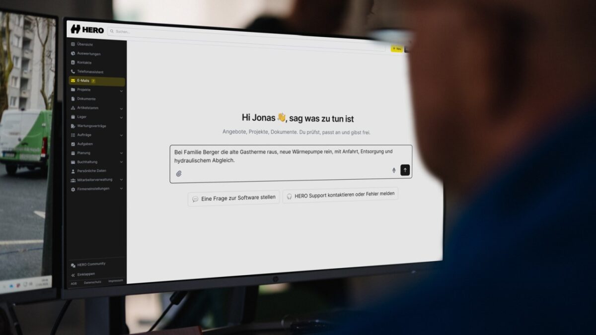 Der KI-Assistent unterstützt bei umfangreichen Aufgaben (Bild: Hero).