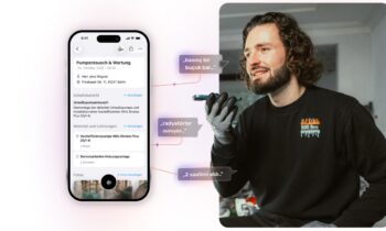 Die KI-gestützte App erstellt aus mehrsprachigen Spracheingaben und Fotos strukturierte Arbeitsberichte für Handwerksbetriebe (Bild: ToolTime).