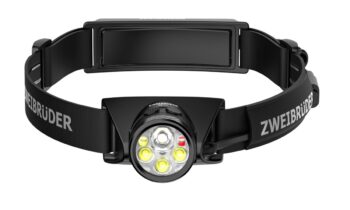Die LED-Stirnlampen bieten mobiles Arbeitslicht von 600 bis 1200 lm (Bild: Zweibrüder).